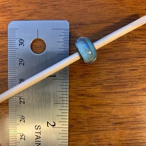 Blue/Green Murano Glass Charm